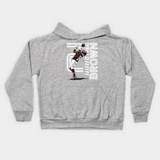 Dyami Brown Washington Inline Number Kids Hoodie